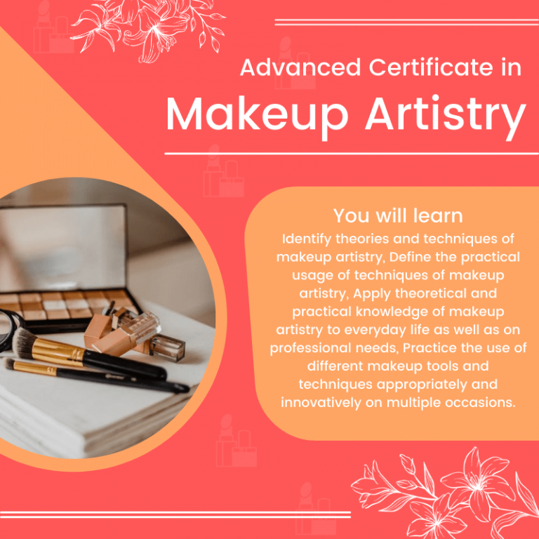 Advanced Certificate in Makeup Artistry CDEPD